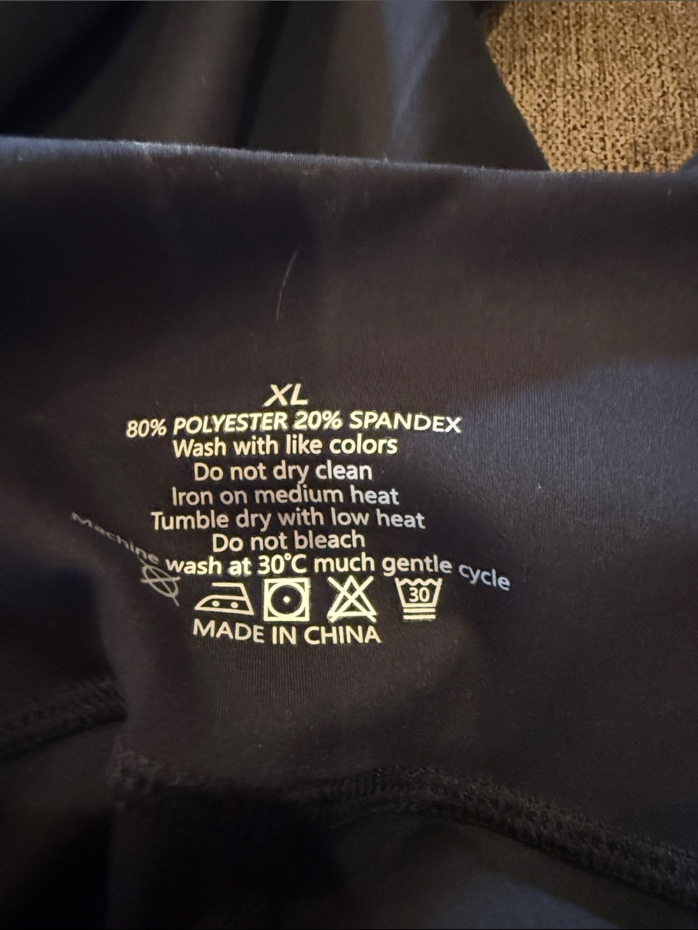 NWOT Women's Black High-Waist Boot Leg Leggings - Picture 2 of 2